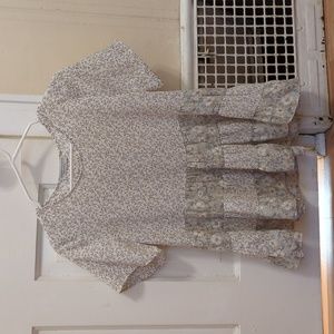 Tiered Floral Swing Shirt